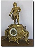 Waterbury "CAVALIER" Figural Clock, c. 1900