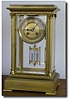 Large French Crystal Rregulator, c. 1890