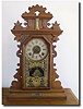 American Walnut Kitchen Clock, c. 1880