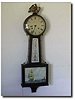New Haven Banjo Wall Clock with Chime, c. 1915