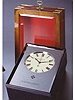 Fine Naviquartz, mahogany electronic chronometer with centre-seconds, in original box and with original documentation. Patek Philippe & Cie., Geneve, c. 1972