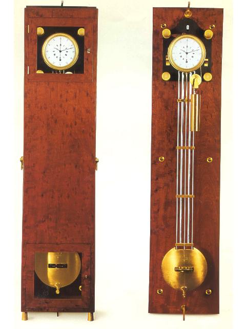 High-precision astronomical wall regulator, Breguet, No. 705, c. 1865 — Antique Clocks Price Guide