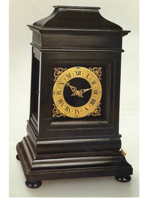 Giovanni Francesco Gioly (Jean Francois Joly), Roma, dated 1693. Extremely rare and very fine small ebonized quarter-repeating bracket clock with early balance and straight balance spring. C — Antique Clocks Price Guide