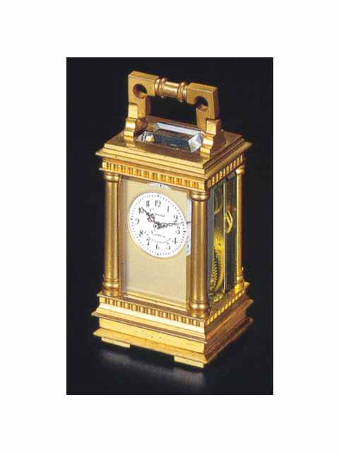 Fine gilt bronze Mignonette eight-day going carriage clock. Lepine a Paris, circa 1890. — Antique Clocks Price Guide