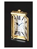 18K yellow gold and enamel keyless travelling purse watch a cadran deployant, in original fitted box. Cartier, Paris, made in 1928.
