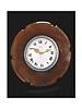 Agate, silver gilt, 18K gold and enamel Art Deco, eight-day going strut clock. Cartier, Paris, circa 1910.