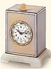 Gilt silver, gold, enamel, and agate eight day-going minute-repeating desk clock, Golay Fils & Stahl, circa 1910.