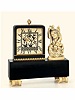 Ivory, gold, silver, lacquer and wood, Art Deco chinoiserie clock; Vacheron & Constantin, made by Verger Freres in 1929.