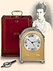 Large silver "hump-back", eight day-going grande et petite sonnerie carriage clock with alarm and quarter-repeating; Breguet, sold on November 19, 1909