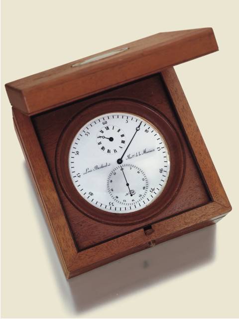 "Grande Montre Marine" 2 day-going, marine chronometer oe tabatire, with regulator dial. Accompanied by a later mahogany box. Louis Berthoud, begun in July 1809, finished in January 1811 — Antique Clocks Price Guide