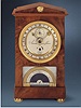 Mahogany veneered, one month-going, astronomical lunar mantle clock; Antide Janvier au Louvre, circa 1802.