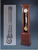 Very fine and extremely rare month-going weight-driven Valet Astronomique, with long case regulator, Huygens endless rope-winding, Berthoud offset compound pendulum, center-seconds, equation of time, annual calendar and thermometer. Le Paute a Paris, cabinet by Jean-Ferdinand-Joseph Schwerdfeger, circa 1775.