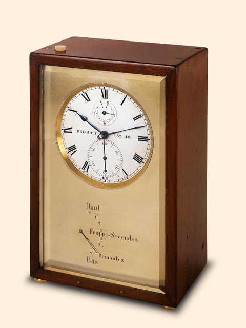 Exceptionally rare and important mahogany four-day going Chronometre Compte Secondes. Breguet, circa 1870 — Antique Clocks Price Guide