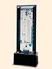 Time-Flow Clock; Bernard Gitton, 1980s. Very rare and unusual pendulum water clock.