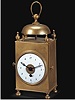 Fine brass traveling "Capucine" alarm clock. France, circa 1810.