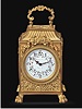 Fine gilt metal eight day-going, miniature carriage clock. LeRoy & Fils, Paris, circa 1890.