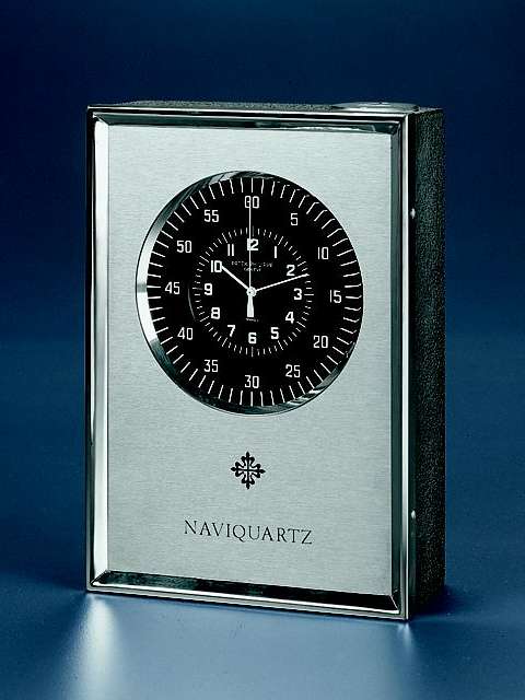 Fine 'Naviquartz', electronic, center-seconds chronometer, in original fitted box. Patek Philippe &amp; Cie, made in the 1970's. — Antique Clocks Price Guide