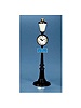 Eight-day going form clock shaped as a gas street lamp with alarm. Jaeger, Swiss, circa 1965.