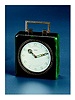 18K gold and enamel nephrite jade, eight-day going desk clock, Cartier, Paris, circa 1920.