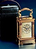 Eight-day going, small quarter repeating, petite sonnerie carriage clock in original fitted leather box. Breguet, Paris, circa 1910.