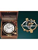 Two-day marine box chronometer with special patented balance and 56-hour winding indicator. Bliss & Creighton, New York, circa 1845.
