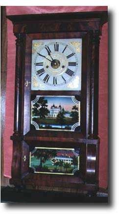 Forrestville Mfg. Co. 8 day empire mantel clock, ca. 1838 - 1840 — Antique Clocks Price Guide