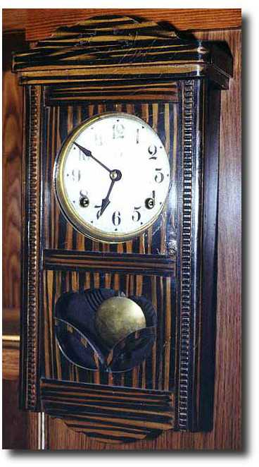 Japanese 8 Day Time and Strike in Hand Grained Case — Antique Clocks Price Guide