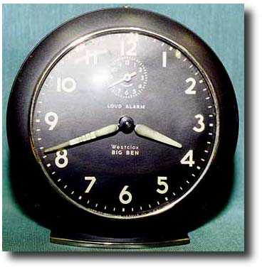 Westclox Big Ben Style 6 Loud Alarm, Dated 1955 — Antique Clocks Price Guide