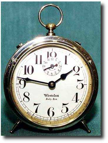 Westclox Baby Ben Style 1 Alarm Clock, Dated 1926 — Antique Clocks Price Guide