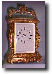 French one piece striking carriage clock, c. 1840 — Antique Clocks Price Guide