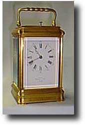 French quarter repeating carriage clock, c. 1890 — Antique Clocks Price Guide