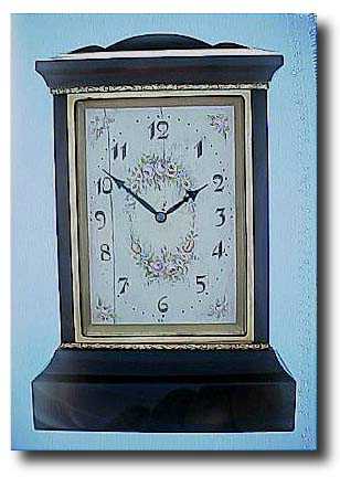 Smokey agate, silver gilt and ivory Swiss 8-day desk clock. — Antique Clocks Price Guide