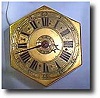 Eastern European 17th style century hexagonal table clock, c. 1775