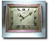 Cartier silver gilt and enamel strut back Art Deco 8-day desk clock, c. 1920