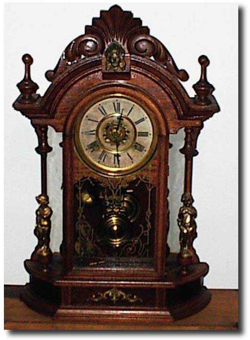 Waterbury Mirrorside Parlor clock — Antique Clocks Price Guide