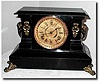 Ansonia "Clayton" model Enameled Iron case mantel. circa 1914