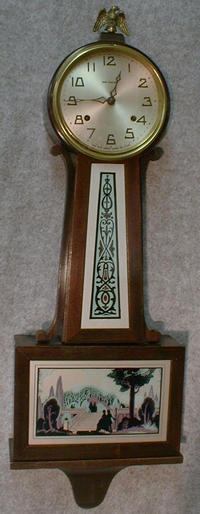NEW HAVEN BANJO CLOCK "WHITNEY". CIRCA 1930-1935. — Antique Clocks Price Guide