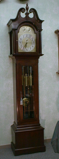 A "MONASTERY" HALL CLOCK TRADEMARKED BY CHARLES JACQUES CLOCK CO., CIRCA 1910-20. — Antique Clocks Price Guide