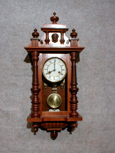 THIS IS A GERMAN WALL CLOCK BY JUNGHANS. CIRCA 1900-1910. — Antique Clocks Price Guide