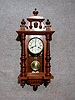 THIS IS A GERMAN WALL CLOCK BY JUNGHANS. CIRCA 1900-1910.