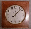 SETH THOMAS "OFFICE NO. 11" 30 DAY WALL TIMEPIECE. CIRCA 1920-1925.