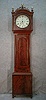 SCOTTISH LONG CASE CLOCK IN A MAHOGANY CASE WITH FLAME MAHOGANY, CIRCA 1836-1846.