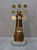 WORLD TIME LIGHTHOUSE CLOCK BY JUNGHANS. CIRCA 1910.
