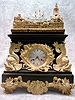 THIS IS A FRENCH AUTOMATON ROCKING SHIP MANTEL CLOCK IN AN EBONISED WOOD CASE. CIRCA 1810-1825.