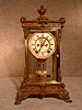 ART NOUVEAU CRYSTAL REGULATOR "ELYSIAN" BY THE ANSONIA CLOCK CO. CIRCA 1910-1915.