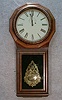 SETH THOMAS "REGULATOR NO. 1 EXTRA". ROSEWOOD VENEERED CASE. CIRCA 1875.