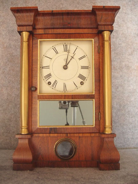 "Column" Shelf Clock By Seth Thomas Clock Co.  Circa 1863. — Antique Clocks Price Guide