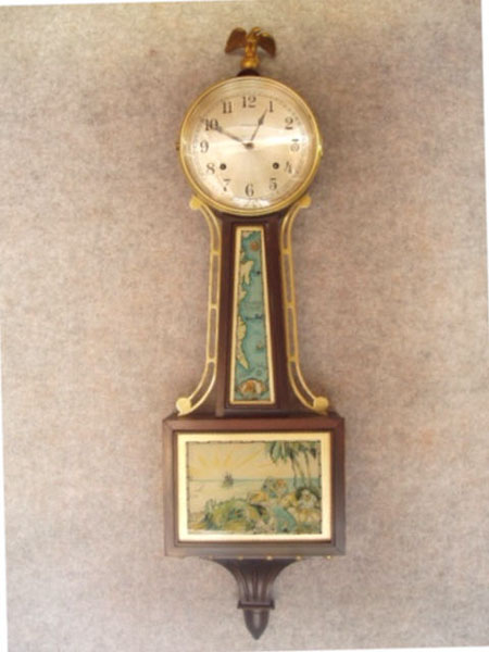 Banjo Clock By Ingraham. Circa 1930-1935 — Antique Clocks Price Guide