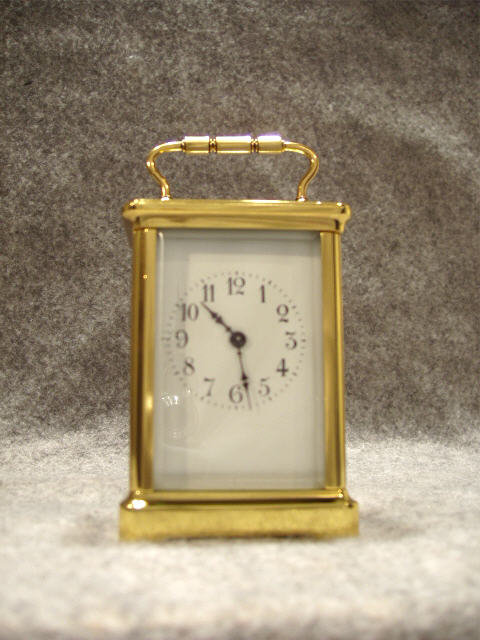 A French Time Only Carriage Clock In An Obis Style Case, Imported By Harris And Harrington, New York. Circa 1890-1910. — Antique Clocks Price Guide