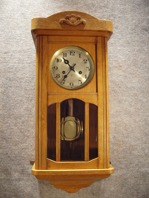 Dwarf German Box Clock By Gustav Becker. Circa 1900-1910. — Antique Clocks Price Guide